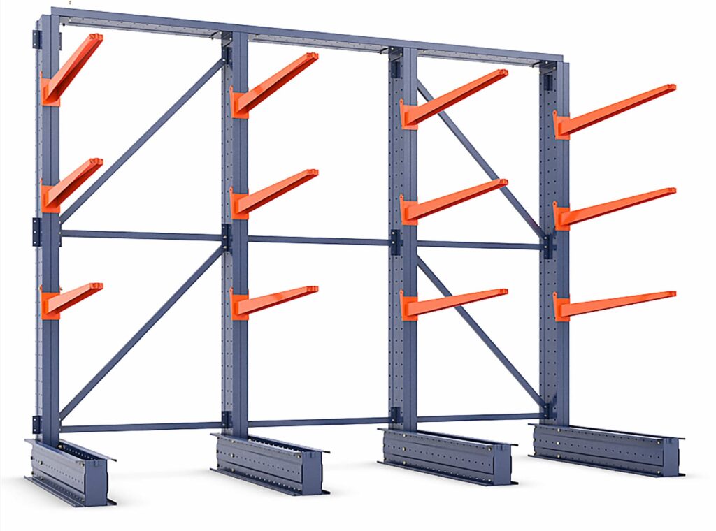 Cantilever brazos